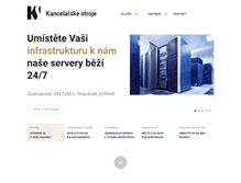 Tablet Screenshot of kancelarskestroje.cz